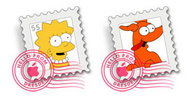 辛普森(Simpsons)邮票PNG图标